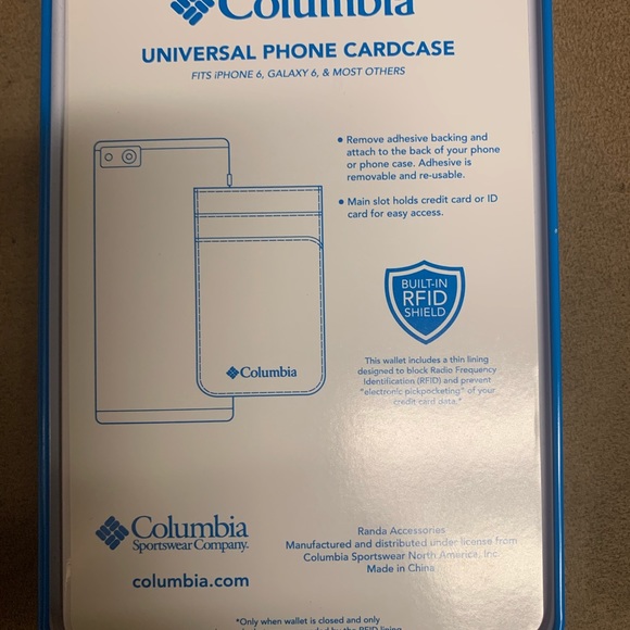 Columbia Universal Phone Cardcase - Picture 2 of 2